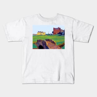 SWILCAN BRIDGE ST. ANDREWS HOLE 18 Kids T-Shirt